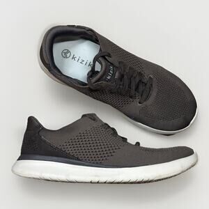 KIZIK Lima Shoes Size Men 9 / Womens 10.5 Unisex Gray Breathable Knit Hands Free